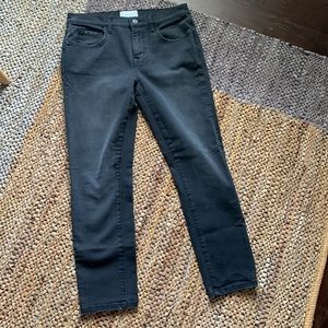 💙🖤CURRENT / ELLIOTT Midrise Faded Black Wash Straight Leg Jeans